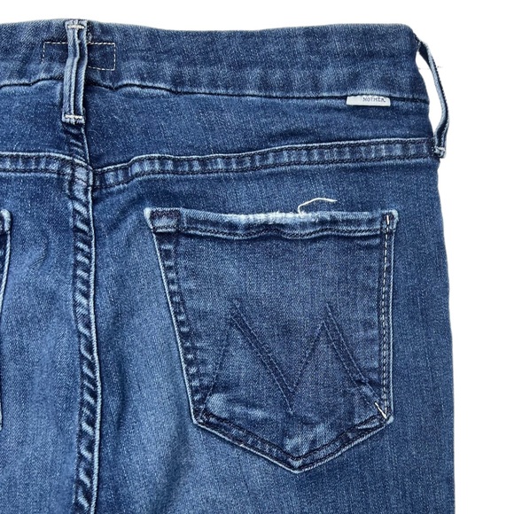{MOTHER} "The Looker Ankle Fray" Invitation Only Slim Skinny Stretch Denim Jeans - Picture 3 of 5